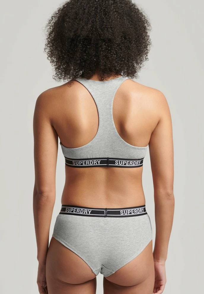 Superdry HIPSTER - Briefs - Grey Marl Mono 1 Superdry HIPSTER - Briefs - Grey Marl Mono