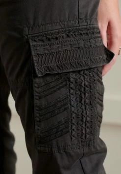 Superdry Cargo Trousers - Embroidered Black 6 Superdry Cargo Trousers - Embroidered Black -Superdry Shop ad875a8b7c8e4631a98765103572203b