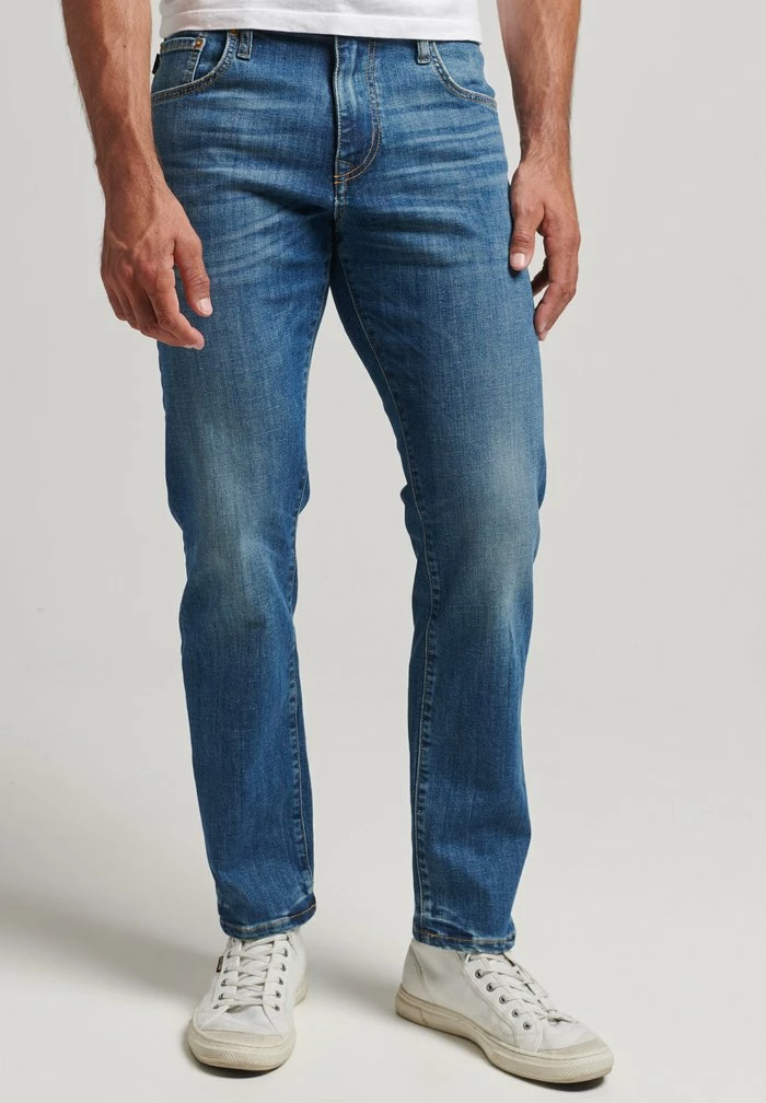 Superdry Slim Fit Jeans - Mercer Mid Blue 1 Superdry Slim Fit Jeans - Mercer Mid Blue