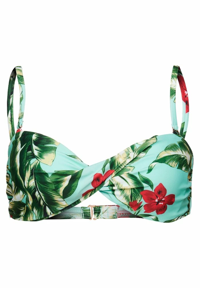 Superdry VINTAGE TWIST - Bikini Top - Mint Indo Leaf 6 Superdry VINTAGE TWIST - Bikini Top - Mint Indo Leaf - Image 6