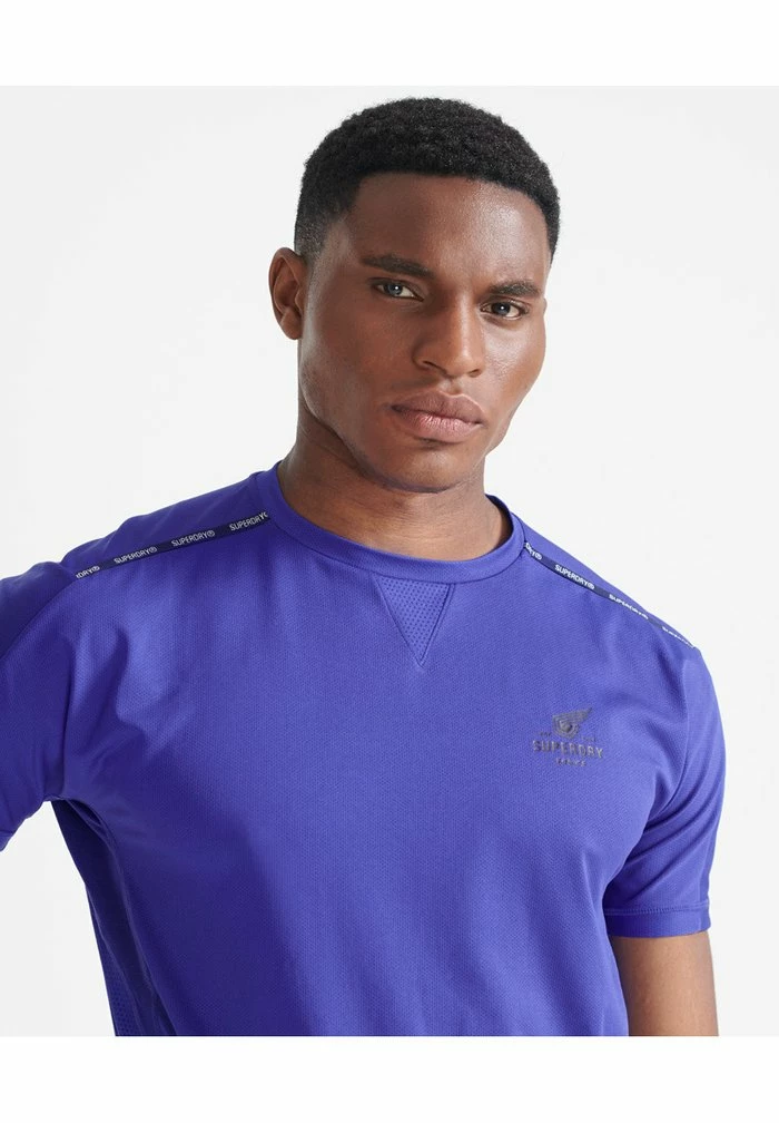 Superdry RUN - Print T-shirt - Cobalt Blue 4 Superdry RUN - Print T-shirt - Cobalt Blue - Image 4