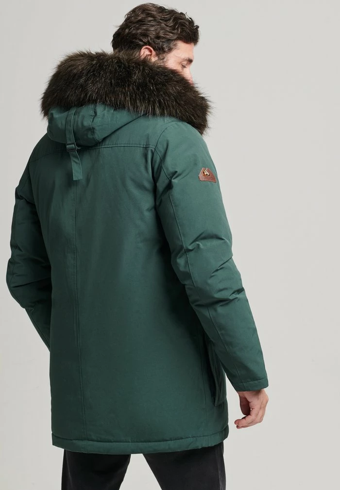 Superdry Down Coat - Emerald Green 3 Superdry Down Coat - Emerald Green - Image 3