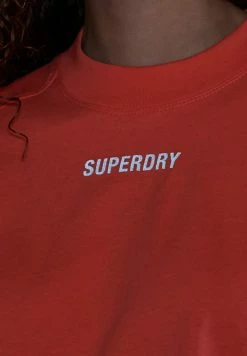 Superdry CODE TECH - Print T-shirt - Hyper Fire Coral -Superdry Shop aeb60f865e1a4945859e23316e786d57