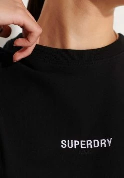 Superdry CODE MICRO - Basic T-shirt - Black -Superdry Shop aeca209dabb842379e512cfdef9a192d