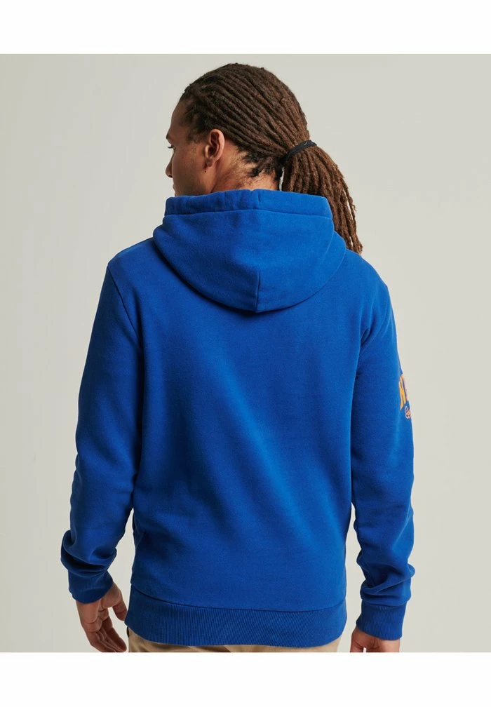 Superdry VINTAGE ATHLETIC - Hoodie - Regal Blue 4 Superdry VINTAGE ATHLETIC - Hoodie - Regal Blue - Image 4