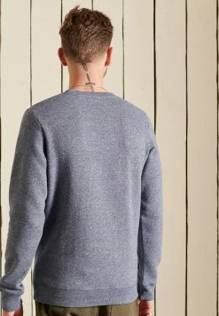 Superdry VINTAGE LOGO CREW - Sweatshirt - Tois Blue Grit -Superdry Shop aee3e1fd920046989366d89943d9ad6b