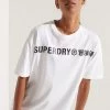 Superdry CORPORATE LOGO FOIL - Print T-shirt - Optic 2