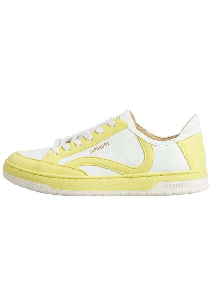 Superdry VINTAGE - Trainers - White Lime 1 Superdry VINTAGE - Trainers - White Lime
