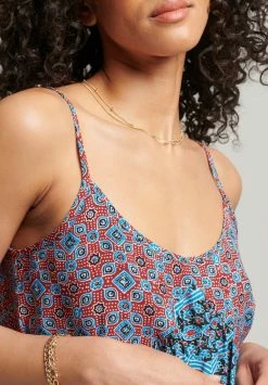 Superdry VINTAGE TIERED - Top - Rust Block Print -Superdry Shop af34788d23f74dd5857ef6d827eeb7a5