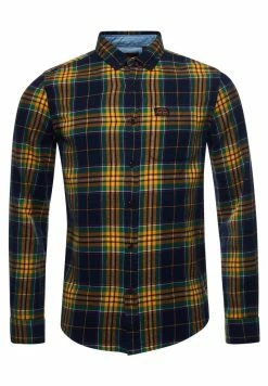 Superdry HERITAGE LUMBERJACK - Shirt - Tufnell Check Gold -Superdry Shop af3490085032415491a3d5d38497a044