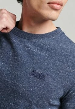 Superdry VINTAGE - Basic T-shirt - Creek Navy Heather -Superdry Shop af74362b5dda43198429c3ed09416414