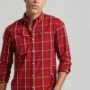 Superdry CHECK MERCHANT - Shirt - Dartmouth Check Red