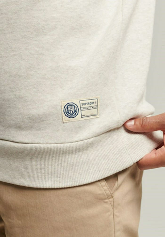 Superdry VINTAGE SCRIPT - Sweatshirt - Oat Marl 3 Superdry VINTAGE SCRIPT - Sweatshirt - Oat Marl - Image 3