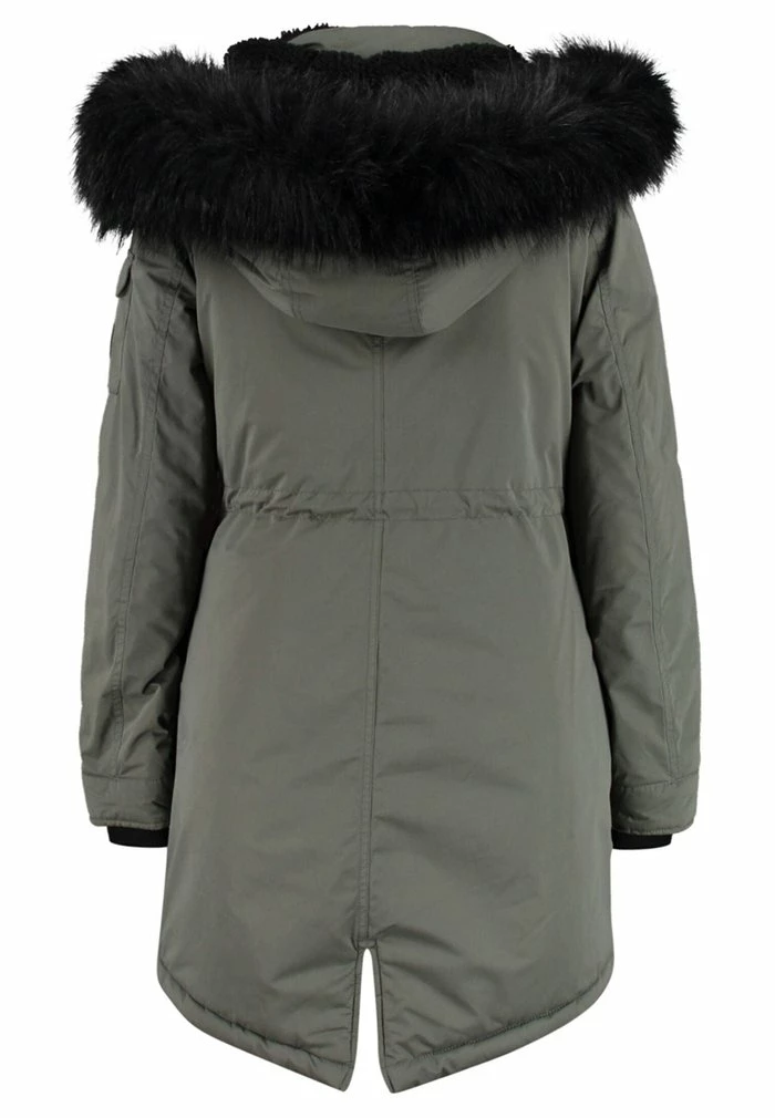 Superdry NADARE - Winter Coat - Olive 2 Superdry NADARE - Winter Coat - Olive - Image 2