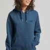 Superdry VINTAGE - Hoodie - Bright Blue Marl