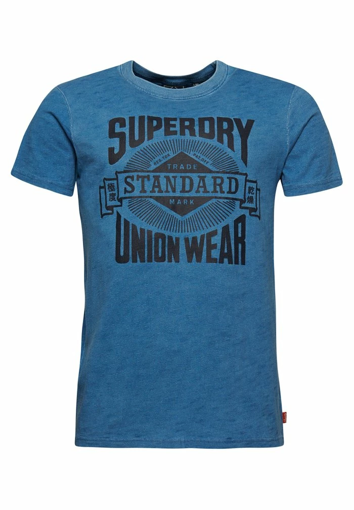 Superdry VINTAGE WALL SIGN - Print T-shirt - Acid Indigo Wash Slub 5 Superdry VINTAGE WALL SIGN - Print T-shirt - Acid Indigo Wash Slub - Image 5