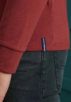 Superdry CORE LOGO VINTAGE STRIPE - Long Sleeved Top - Creek Red Marl -Superdry Shop b0643d1a217a46cbb4a988d1791f945d
