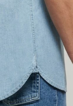 Superdry Shirt - Indigo Chambray -Superdry Shop b0d4bf5de79c4f5dabf6bbf441eaa202