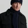 Superdry SET 2-IN-1 - Scarf - Eclipse Navy