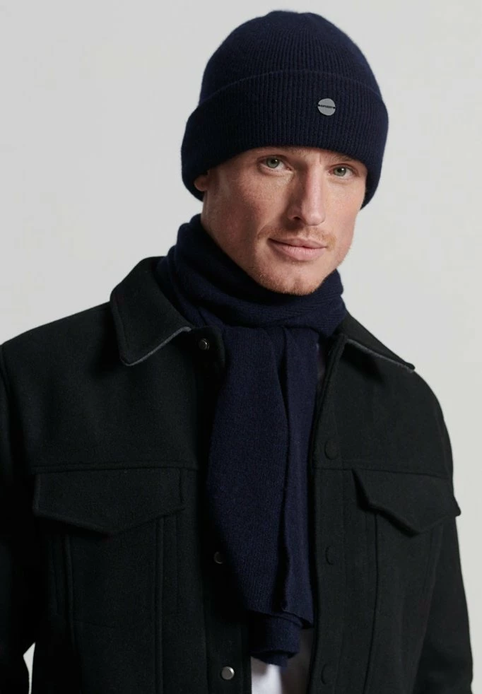 Superdry SET 2-IN-1 - Scarf - Eclipse Navy 1 Superdry SET 2-IN-1 - Scarf - Eclipse Navy