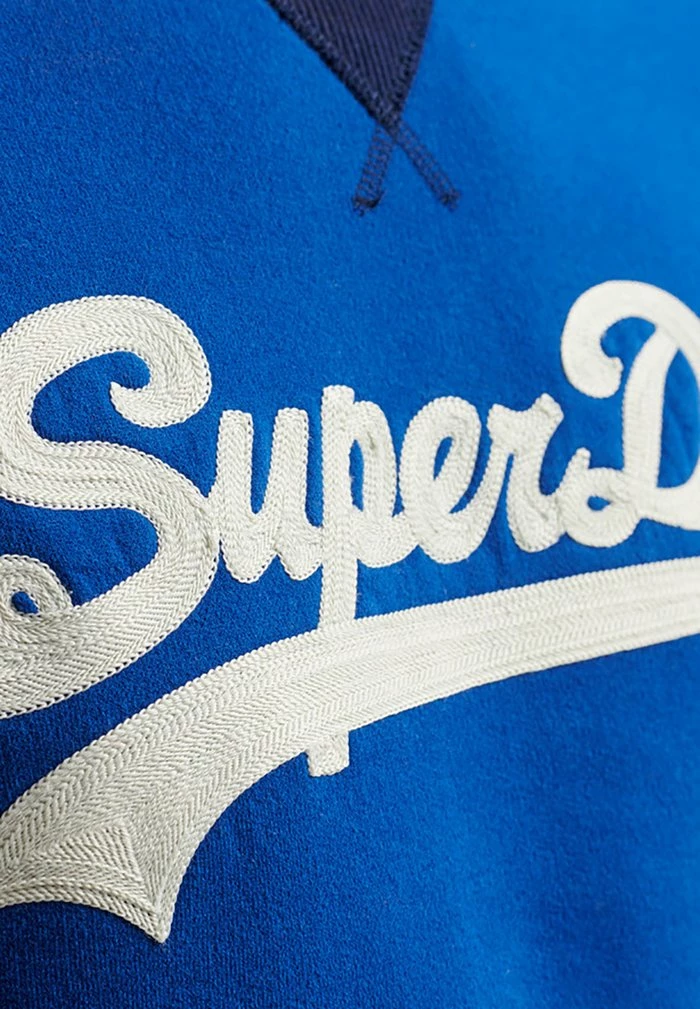 Superdry VINTAGE LOGO COLLAGE CREW - Sweatshirt - Regal Blue 6 Superdry VINTAGE LOGO COLLAGE CREW - Sweatshirt - Regal Blue - Image 6