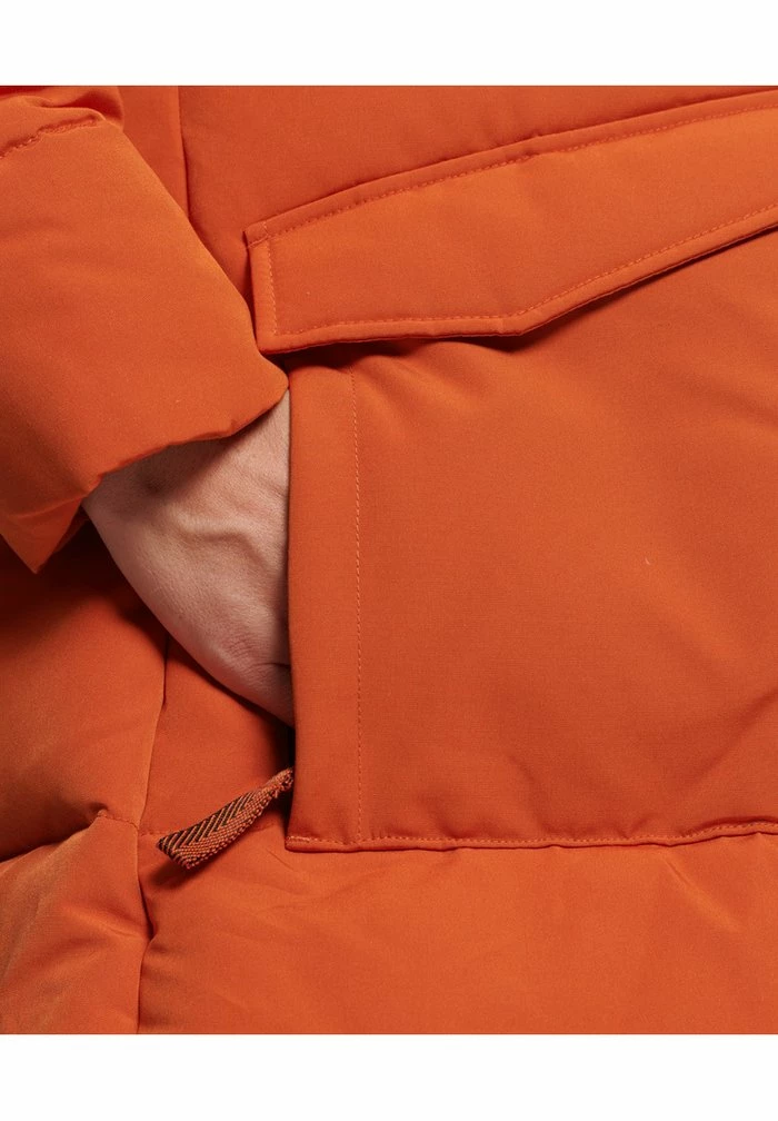 Superdry EVEREST LONGLINE PUFFER - Winter Coat - Pureed Pumpkin 4 Superdry EVEREST LONGLINE PUFFER - Winter Coat - Pureed Pumpkin - Image 4