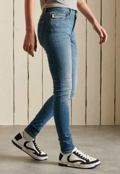 Superdry Jeans Skinny Fit - Salem Mid Worn Blue -Superdry Shop b132c244f5584b33b04b5dd415f1de44