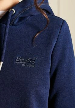 Superdry VINTAGE LOGO EMBROIDERED - Hoodie - Dark Indigo -Superdry Shop b1386f5762d74f219201d9cfcd765c73