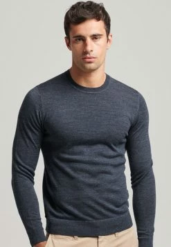 Superdry MERINO - Jumper - Regal Navy