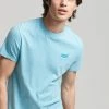 Superdry VINTAGE - Basic T-shirt - Turquoise Sea Grit