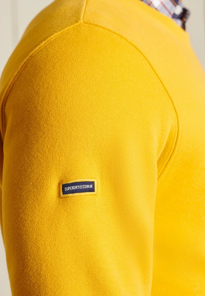 Superdry ORGANIC ORIGINAL FADE CREW - Sweatshirt - Golden Rod 4 Superdry ORGANIC ORIGINAL FADE CREW - Sweatshirt - Golden Rod - Image 4