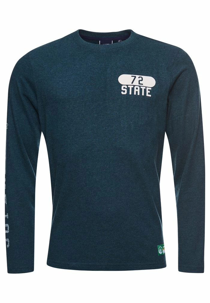 Superdry TRACK & FIELD LONG SLEEVE TOP - Long Sleeved Top - Pine Marl 4 Superdry TRACK & FIELD LONG SLEEVE TOP - Long Sleeved Top - Pine Marl - Image 4