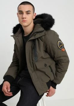 Superdry EVEREST - Winter Jacket - Khaki -Superdry Shop b1d0452a283b4d148c84e9ad8d1a9906