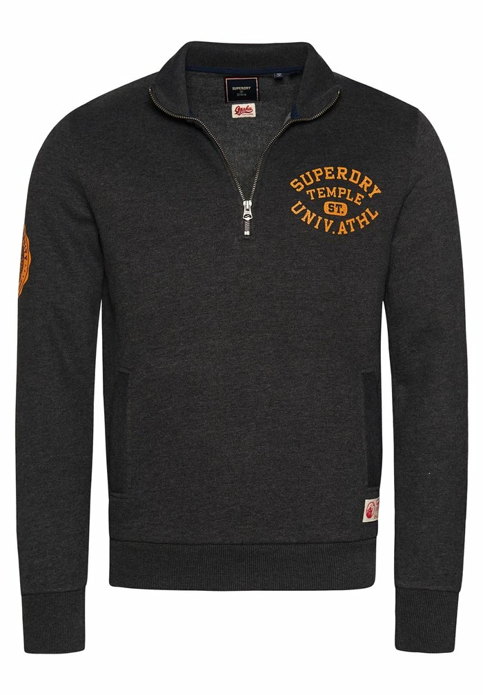 Superdry VINTAGE ATHLETIC - Sweatshirt - Charcoal Marl 5 Superdry VINTAGE ATHLETIC - Sweatshirt - Charcoal Marl - Image 5