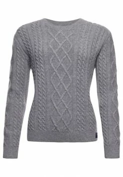 Superdry Jumper - Light Silver Marl -Superdry Shop b1e3d43d1a17431dbcffe22edb53435c
