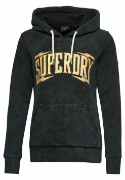 Superdry BRAND MARK METAL - Hoodie - Heavy Amp Black -Superdry Shop b1ee37adfc504c82bb752362071eba13