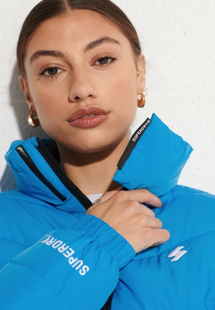 Superdry Winter Jacket - Aqua 4 Superdry Winter Jacket - Aqua - Image 4