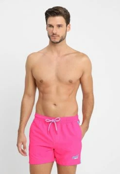 Superdry BEACH VOLLEY - Swimming Shorts - Sunblast Pink