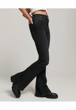 Superdry Flared Jeans - Dark Grey Wash 7 Superdry Flared Jeans - Dark Grey Wash -Superdry Shop b256f148474e4960b841bee9f50df66d