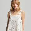 Superdry VINTAGE CUTWORK - Top - Off White