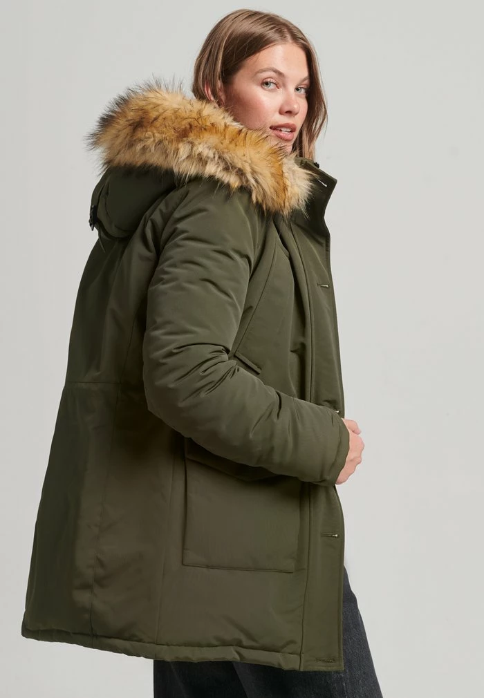 Superdry EVEREST - Parka - Surplus Goods Olive 4 Superdry EVEREST - Parka - Surplus Goods Olive - Image 4