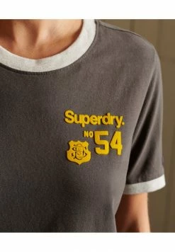 Superdry CORE LOGO AMERICAN CLASSICS RINGER - Print T-shirt - Vintage Black -Superdry Shop b2823f10bfb843a28948e973d3307d4e