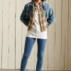 Superdry HERITAGE CHECK CROPPED - Button-down Blouse - Drayton Check Olive