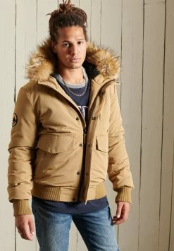 Superdry EVEREST - Winter Jacket - Camel