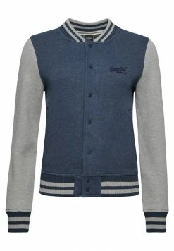 Superdry ESSENTIAL - Bomber Jacket - Navy Grey Marl -Superdry Shop b2edb364bd1f4320ab15d3391484f772