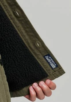 Superdry BORG LINED MILLER - Shirt - Surplus Goods Olive -Superdry Shop b309dd8fc9fb4a27959f7f4b891bc59f