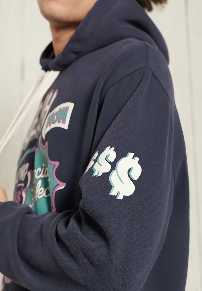 Superdry WORKWEAR - Hoodie - Nautical Navy 2 Superdry WORKWEAR - Hoodie - Nautical Navy - Image 2