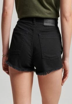 Superdry STUDIOS - Denim Shorts - Black -Superdry Shop b3c8c95522c949fb84afeceadc5dfa5b