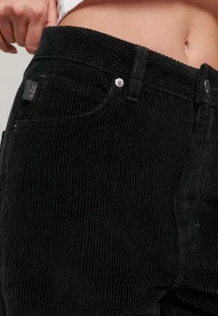 Superdry VINTAGE - Trousers - Black -Superdry Shop b3e65c7dfc2047b0b78e0bcfde0d06a9