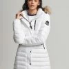 Superdry Winter Coat - White